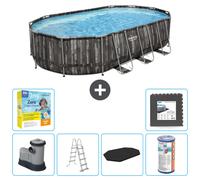 Bestway Piscine ovale Power Steel 610x366x122 cm