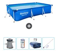 Bestway Piscine Rectangulaire Steel Pro 300x201x66 cm - Bleue