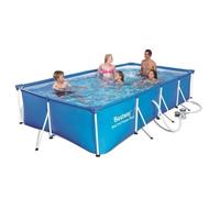 BESTWAY Piscine tubulaire rectangulaire Splash Frame Pool - 4x2,11x0,81m