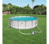 Bestway Pompe de filtration de piscine Flowclear 9463 L/h, filtre à sable de piscine, filtre de piscine, filtre de piscine hors sol 3202521 G