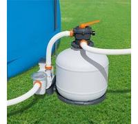 Bestway Pompe de filtre à sable Flowclear 11355 L/h, pompe de filtration, pompe à filtre, pompe à filtre pour piscine hors sol, pompes de filtration G