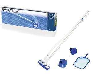 Bestway Pool - Kit de nettoyage Ventouse à vide et épuisette Aspirateur de piscine