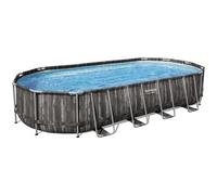 Bestway Power Steel 24' x 12' x 48"/7.32m x 3.66m x 1.22m Oval Pool Set