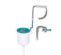 Bestway Skimmer avec accroche pour Piscine Hors Sol | Capture Feuilles et Impuretés - Installation sans Perçage - Compatible Pompes Standards - Panier Facile à Vider