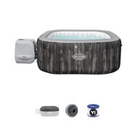 BESTWAY Spa Gonflable carré Lay-Z-Spa Majorca Hydrojet Pro 4-6 Personnes