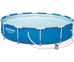 Bestway® Steel Pro Frame Pool 376 x 76 cm | Piscine familiale 56681