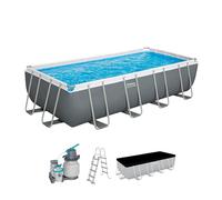 Piscine Bestway Rectangulaire Power Steel 5,49 x 2,74 h1,22m - A sable