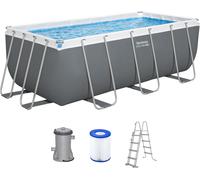 BESTWAY Steel Pro Max Piscine hors sol rectangulaire, 412 x 201 x 122 cm 56456