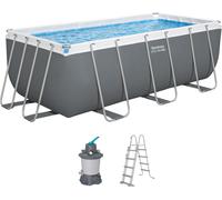 BESTWAY Steel Pro Max Piscine hors sol rectangulaire, 412 x 201 x 122 cm 56457