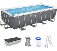 BESTWAY Steel Pro Max Piscine hors sol rectangulaire, 488 x 244 x 122 cm 56670