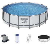 BESTWAY Steel Pro Max Piscine hors sol ronde, 488 x 122 cm 5612Z