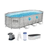 Bestway Piscine hors-sol ovale Steel Pro Max Splashview - 549 x 274 x 122 cm