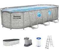 BESTWAY Steel Pro Max Splashview Piscine hors sol ovale, 549 x 274 x 122 cm 56716