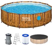 BESTWAY Steel Pro Max Splashview Piscine hors sol ronde 427 x 107 cm 561JM