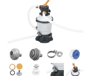Bestway® Système de filtration à sable 3.028 l/h, 85 W