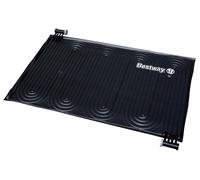 Bestway Tapis de chauffage solaire pour piscine Noir 110 x 171 cm PVC