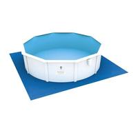 Bestway Tapis de sol Flowclear carré pour piscine hors sol 488 x 488 cm 58003