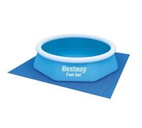 BESTWAY Tapis de sol carré 274 x 274 cm pour piscine hors sol 244 x 244 cm