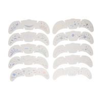 BESTYASH 10 Pièces Autocollants Tatouages Éphémères Taches de Rousseur Visage Stickers Faciaux Auto-adhésifs Réalistes pour Halloween Fête Cosplay Garçon Fille Décorations Maquillage