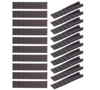 BESTYASH 100 Pièces Cales de Nivellement pour Meubles, Marron, Plastique | Pieds de Table et Bibliothèques, Sols Carrelés ou Bois, Installation Facile, Réduit L’usure