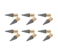 BESTYASH 12 Pièces Tête de Crayon sans Encre en Alliage Graphite Noir | Écriture Quotidienne et Dessin, Accessoire Pratique pour Étudiants, sans Taille, Lot Compact