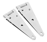 BESTYASH 2 pièces Charnières Lourdes pour Portails Galvanisées Quincaillerie Robuste pour Extérieures avec Installation Facile Kit de Paumelles pour Clôtures
