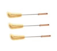 BESTYASH 3 Pièces Brosse de Nettoyage de Bouteilles Longue Manche de Brosse à et Goupillon Ergonomique pour Nettoyage Bouteilles et Biberons Facile à Utiliser et Compatible Lave