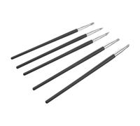 BESTYASH 5pièces Outils pour Nail Art avec Stylos Silicone pour Modelage Argile et Peinture Créative