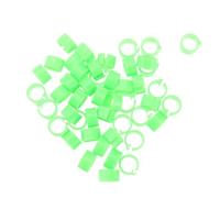 BESTYASH Bague Patte de Pigeon 10mm Plastique Portable Facile à Appliquer et Retirer Anneaux D'identification pour Pigeons Élevage Gestion Avicole 100 Pcs