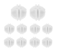 BESTYASH Connecteur de stockage en cube de grille 10pcs Plastique Blanc Séparateurs d'étagères pour placard à linge et rangement de chaussures en intérieur
