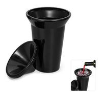 BESTYASH Crachoir À Vin Seau À Glace Rond Multifonctionnel pour Dégustation Bars Et Restaurants Récipient Portable en Plastique 16.50 X 12.20 X 12.20 cm 1 Pièce