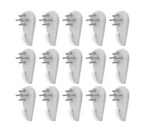 BESTYASH Crochets Muraux Invisibles pour Cadres et Peintures, 25pcs, Plastique Blanc, Structure Simple, Résistance et Durabilité, pour Maison et Bureau