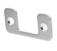 BESTYASH Gâche de Porte Plaque de Frappe Robuste en Acier Inoxydable Argenté Insertion Fluide, Adaptée pour Portes en Bois la Maison Bureau