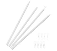 BESTYASH Lot de 1 Set de Set de Canne D'aveugle Détachable en PP avec Crochet, Tige de Store Vertical Légère pour Ouverture de Stores et Fenêtres