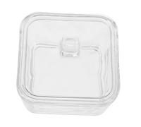 BESTYASH Sucrier Carré Transparent Avec Couvercle En Verre, Pot à Sucre Hermétique, Récipient à Sucre Pour Café, Bureau Cuisine, Accessoire De Stockage Pratique