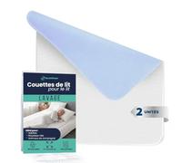 BestZings Alèse Lavable 160x90 cm Imperméable Absorbante Protège-Matelas Réutilisable Couvre-Matelas pour Adultes Bébé Et Chien Protection Literie Douce Respirante Pack de 2