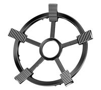Beswarmy Réducteur d'anneau de gaz pour cuisinière à gaz, Support antidérapant et Robuste, Dessous de Plat en Fonte pour casseroles Chaudes et poêles, cafetière, 23,5 cm