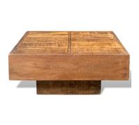 BET Table basse carrée Marron Bois massif de manguier BET9472646001962