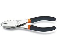 Beta 1084 200 - Pince coupante diagonale à faible effort de coupe, chromée, branches gainées avec double couche de PVC antidérapant
