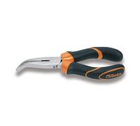 Beta 1164BM 160 - Pince à becs coudés plats longs striés branches gainées confort bi-matières