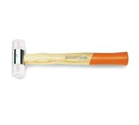 Beta 1390N 28 - Maillet à embouts nylon, manche en bois