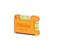 Beta 1695XS - Niveau de poche avec base en "V" magnétique en aluminium profilé 2 fioles incassables précision : 1 mm/m