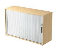 BETA 1732S | Armoire à rideau | 2 OH - Érable poignée striée en plastique
