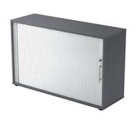 BETA 1732S | Armoire à rideau | 2 OH - poignée de bastingage plastique Graphite