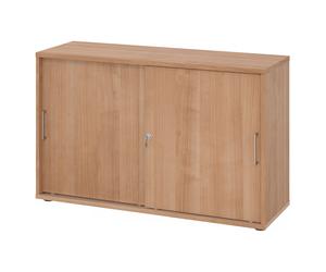 BETA 1752S | Armoire à portes coulissantes | 2 HC - Noyer/Noyer Poignée en métal