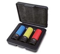 Beta 720LC/C3 - Coffret de 3 douilles à chocs gainées pour écrous de roues en alliage léger