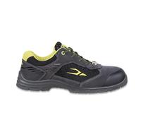Beta - 7213G 46 New Flex - Chaussures de sécurité Basses, Flexibles et légères pour Hommes et Femmes en Daim hautement Respirant avec Inserts en Maille et Semelle Anatomique en Carbone, Aqua, 46 EU