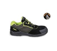 Beta 7223PEK 41 - Chaussure basse en croûte de velours avec inserts en maille à ventilation élevée et couvre-embout anti-abrasion
