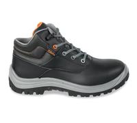 Beta 7243NC 43 - Chaussures de Sécurité BASIC en Cuir Déperlant, Embout Acier 200 J, Semelle PU Bi-densité, Semelle Anti-perforation, Taille 43