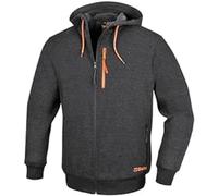 BETA 7665G M - Sweat de Travail à Capuche Fixe et Longue Fermeture éclair en Coton et Polyester avec Deux Grandes Poches à la Taille, Une Poche Poitrine avec Fermeture éclair Verticale et Taille et